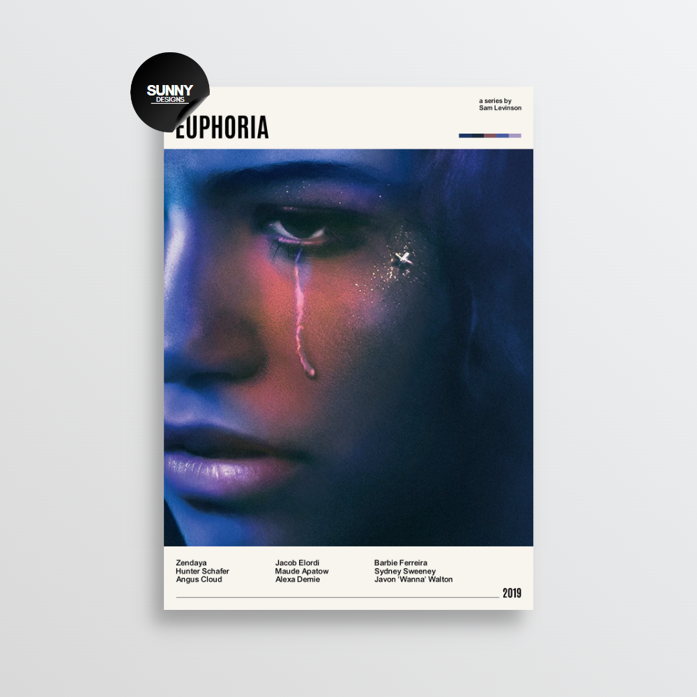Film Show Similar To Euphoria Euphoria Minimalist TV Series Poster - Main Image