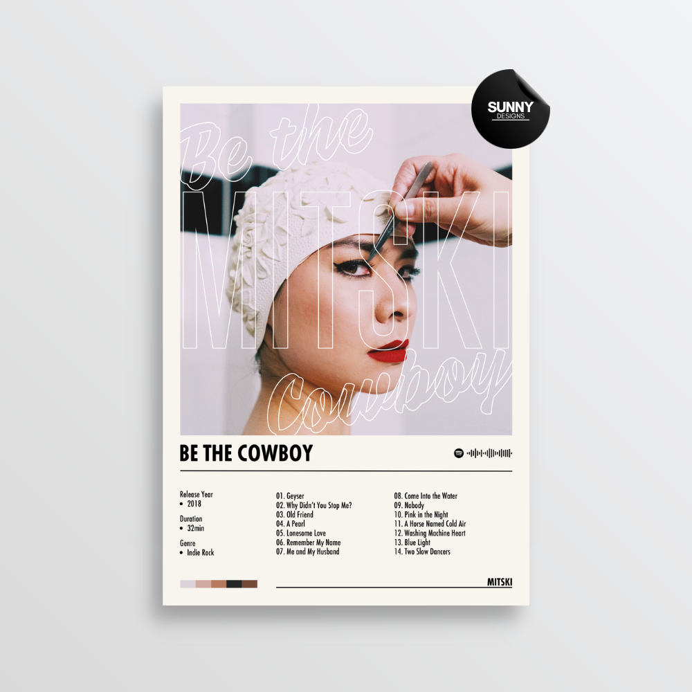 Mitski - Be the Cowboy | Album Cover Poster – Sunny Designs Posters