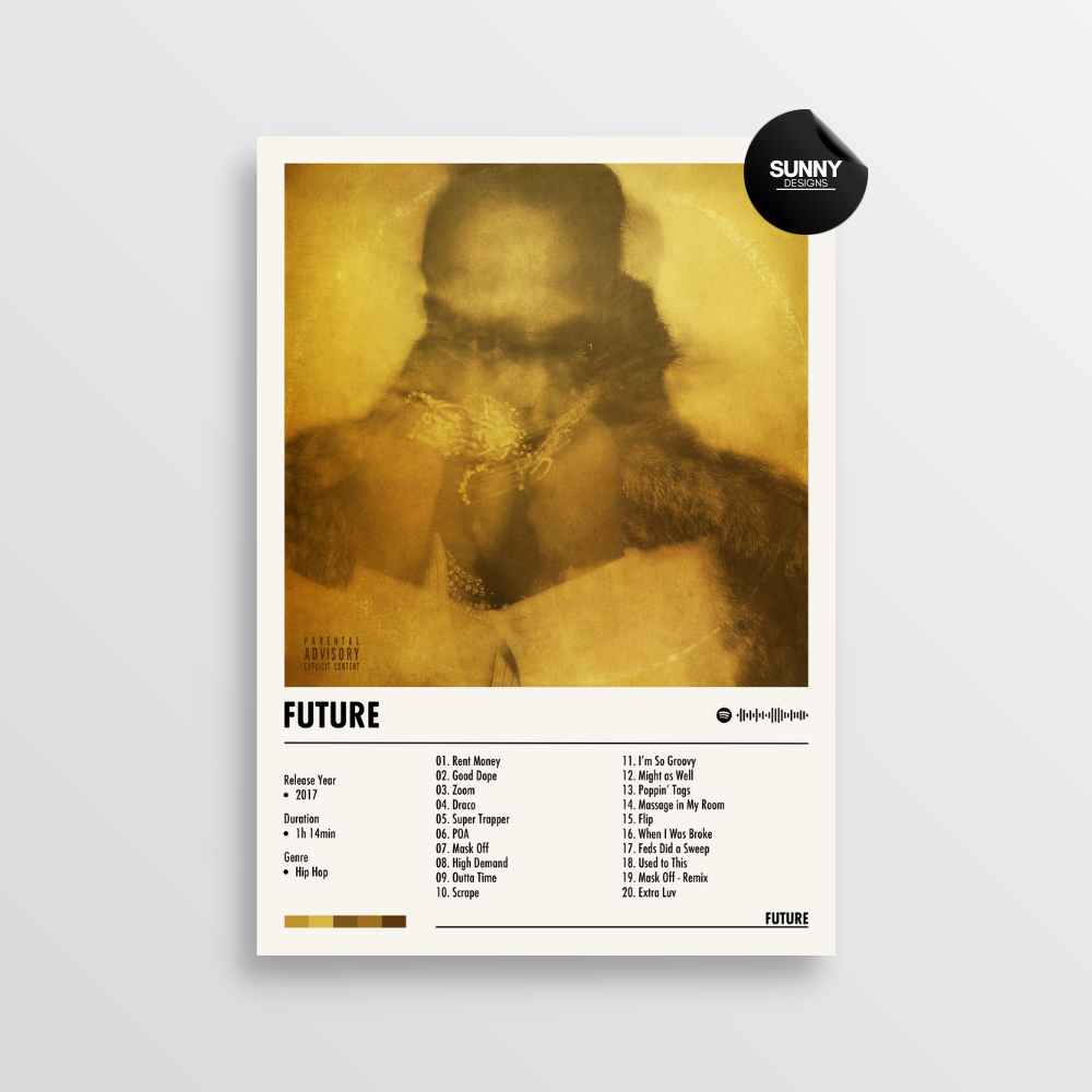 Future - Future | Album Cover Poster – Sunny Designs Posters