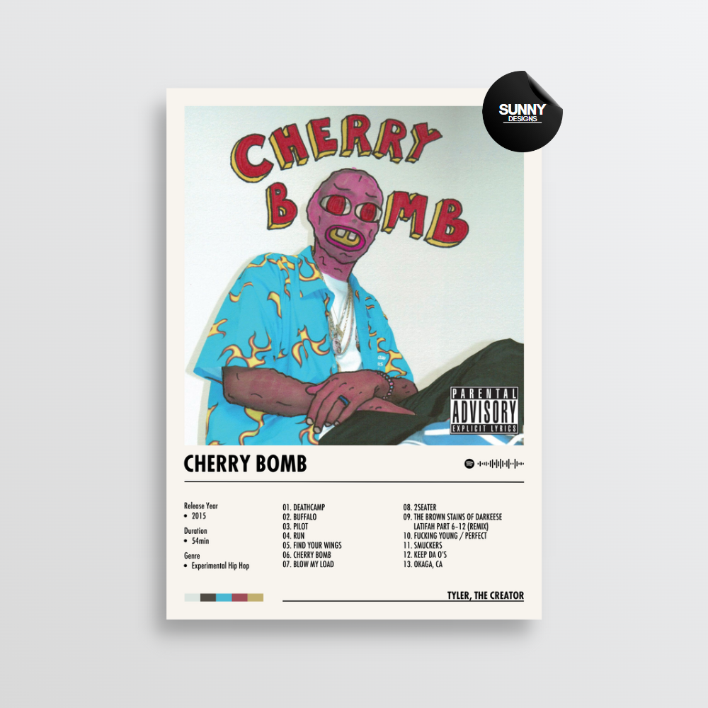 Tyler, the Creator - Cherry Bomb | Album Cover Poster