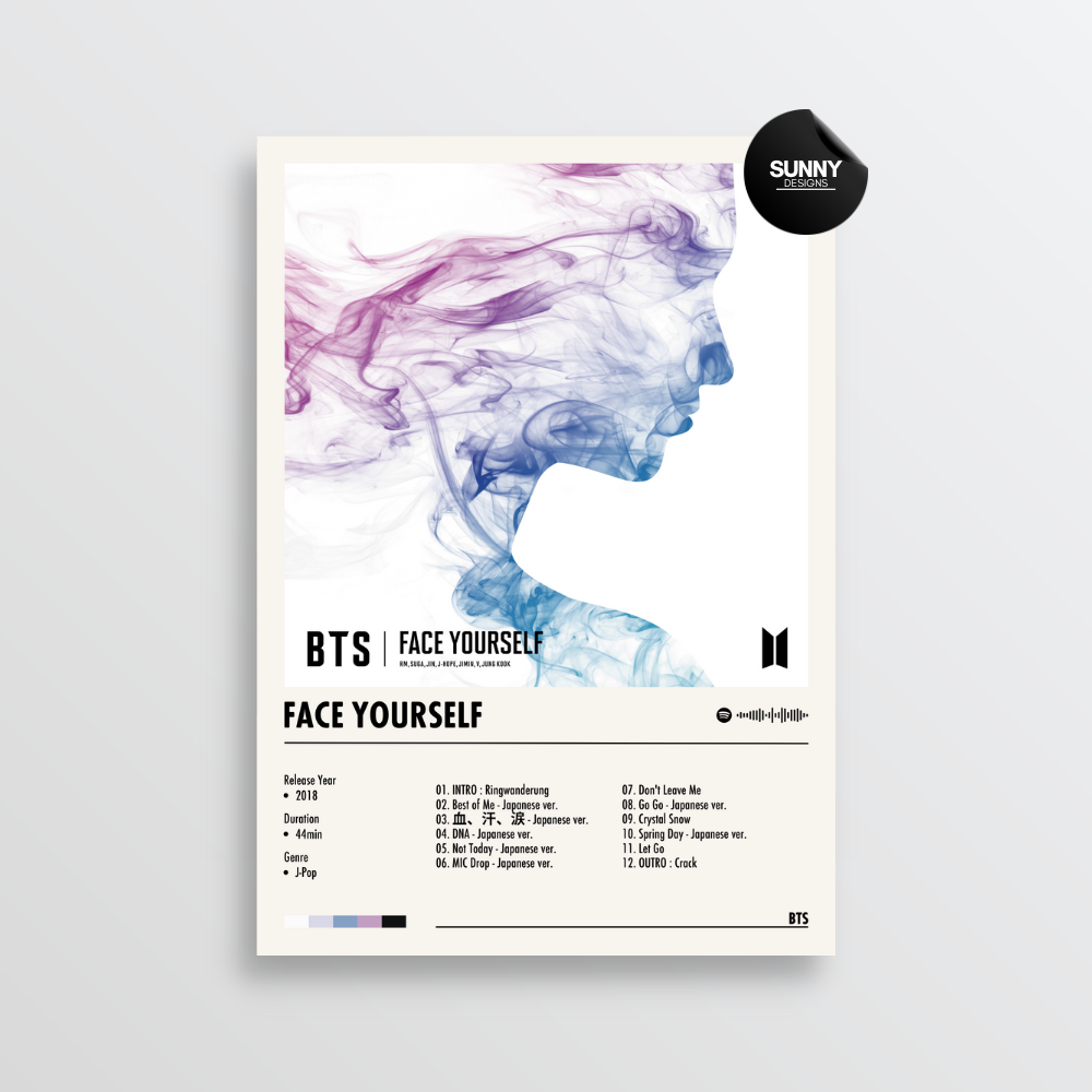 BTS Face yourself Album Cover Poster - Main Image
