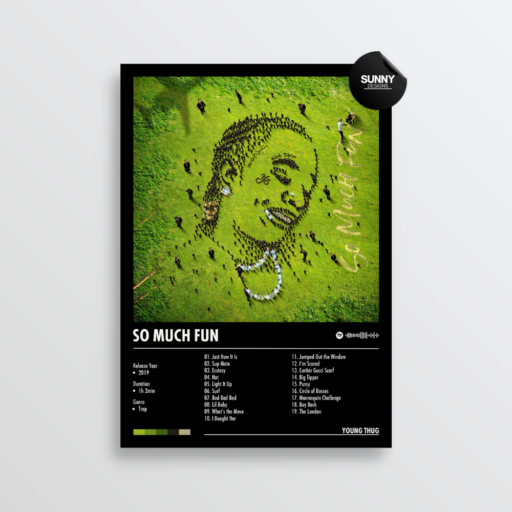 Young Thug - So Much Fun | Album Cover Poster Young Thug - So Much Fun | Album Cover Poster