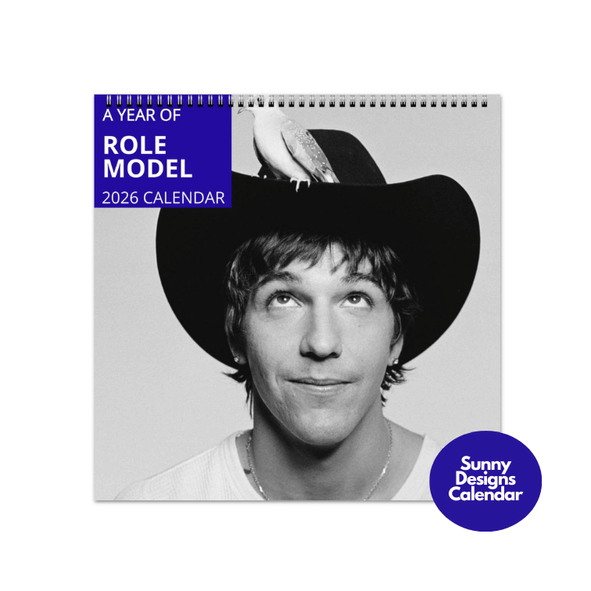 Role Model 2026 Wall Calendar - Sunny Designs Posters Celebrity Wall Art - Unique Gift - Celebrity Calendar Planner Desk
