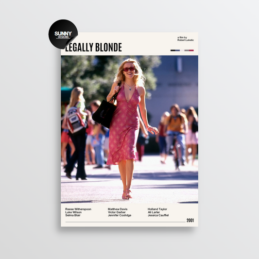 Legally Blonde minimalist movie film TV show serie poster. Ontdek onze collectie minimalistische filmposters en tv-serieposters, perfect voor liefhebbers van stijlvolle wanddecoratie. Deze unieke kunstwerken zijn een must-have voor filmliefhebbers en voegen een moderne touch toe aan elk interieur.
