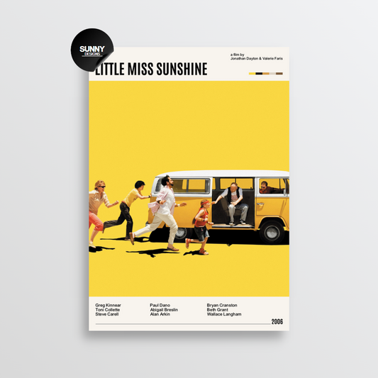 Little Miss Sunshine minimalist movie film TV show serie poster. Ontdek onze collectie minimalistische filmposters en tv-serieposters, perfect voor liefhebbers van stijlvolle wanddecoratie. Deze unieke kunstwerken zijn een must-have voor filmliefhebbers en voegen een moderne touch toe aan elk interieur.