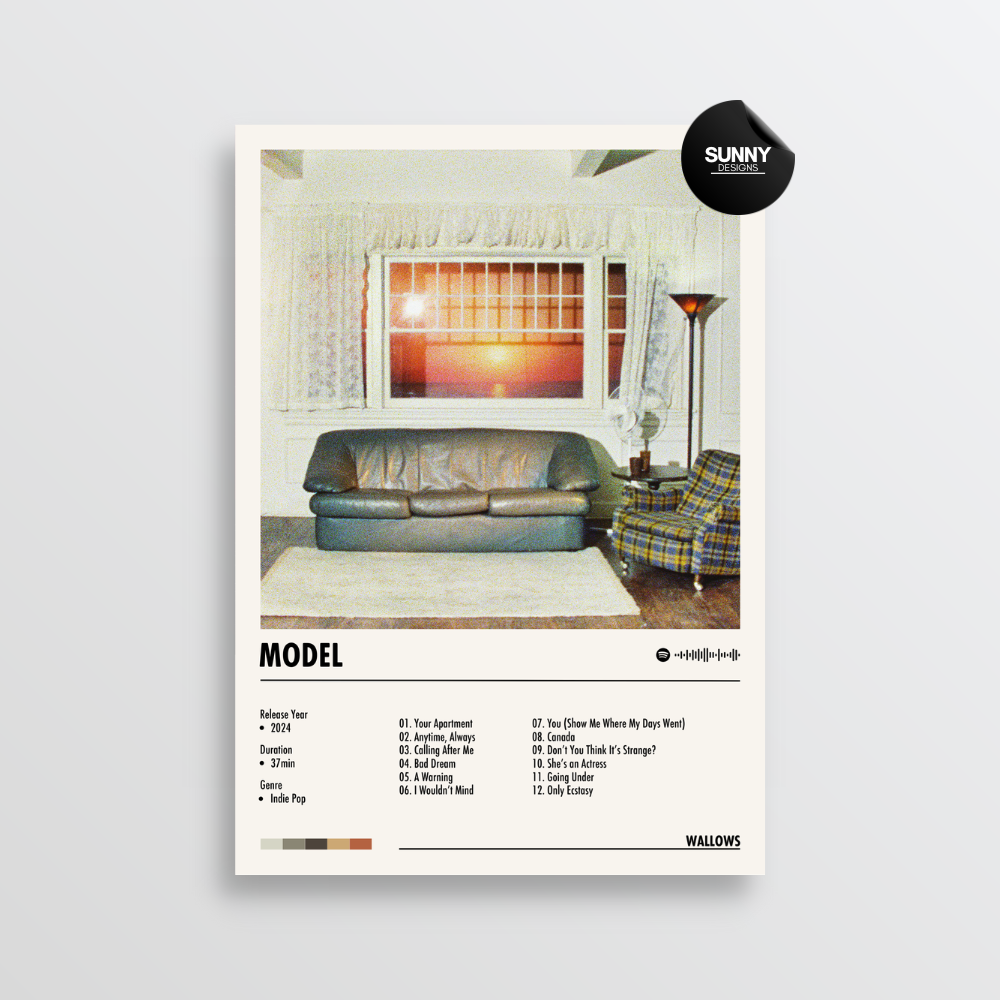 Models Cd Covers Wallows - Model | Album Cover Poster – Sunny Designs Posters