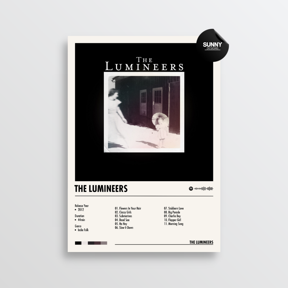 The Lumineers The Lumineers merch custom album cover poster music poster personalized gifts poster mockup poster template album posters for wall Sunny Designs Poster 