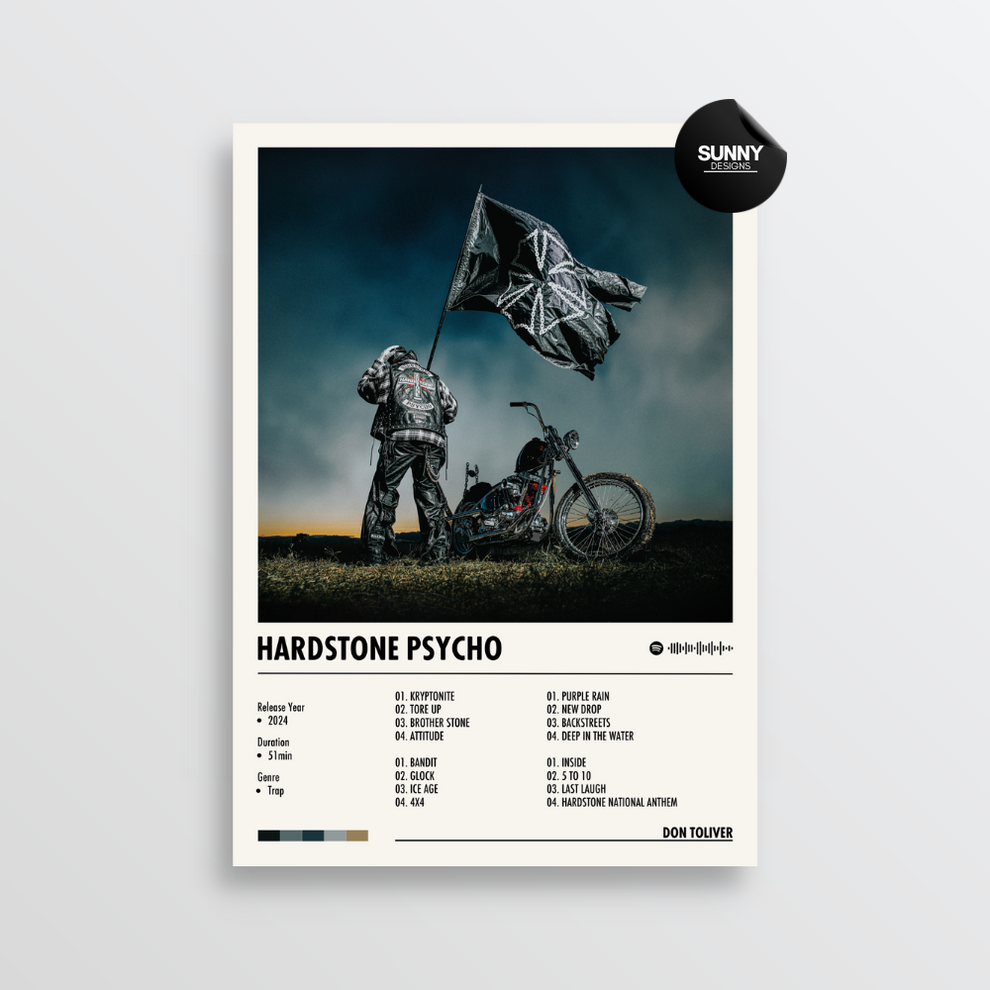don-toliver-hardstone-psycho-album-cover-poster-sunny-designs-posters