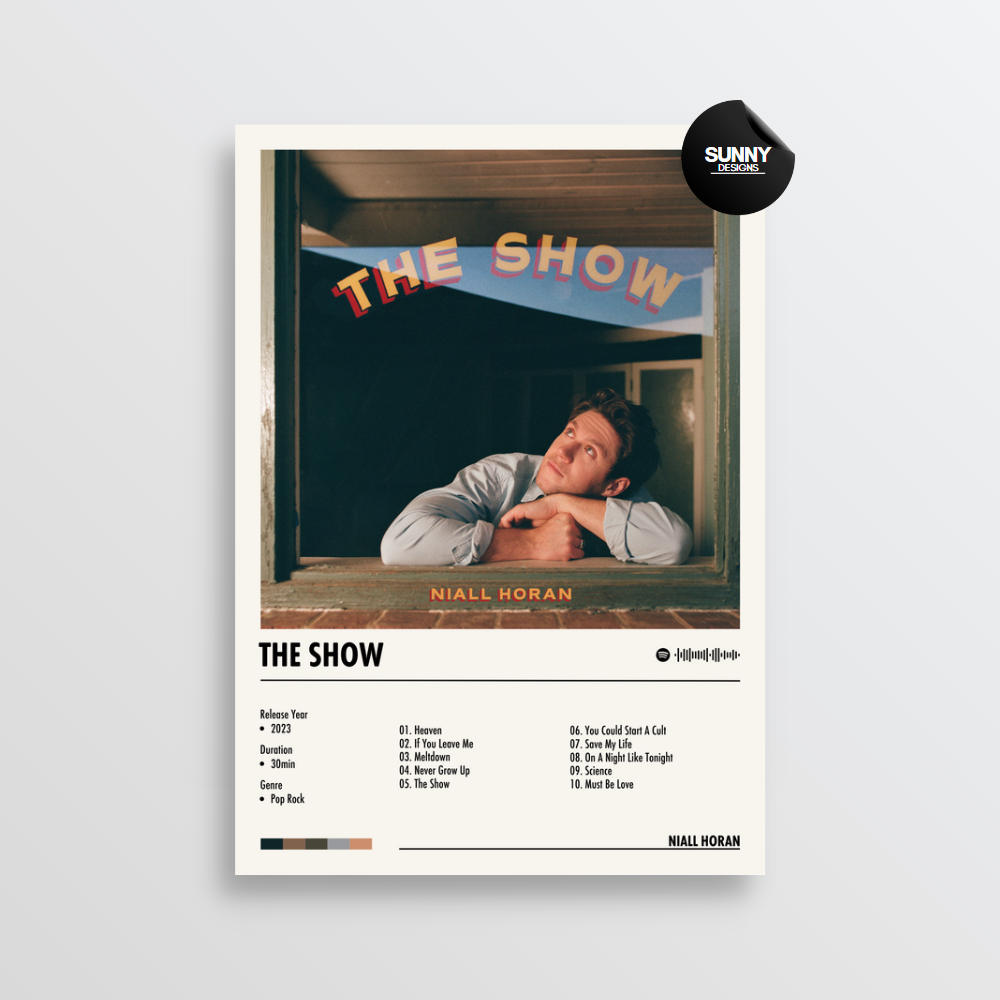 Niall Horan The Show merch custom album cover poster music poster personalized gifts poster mockup poster template Sunny Designs Poster 