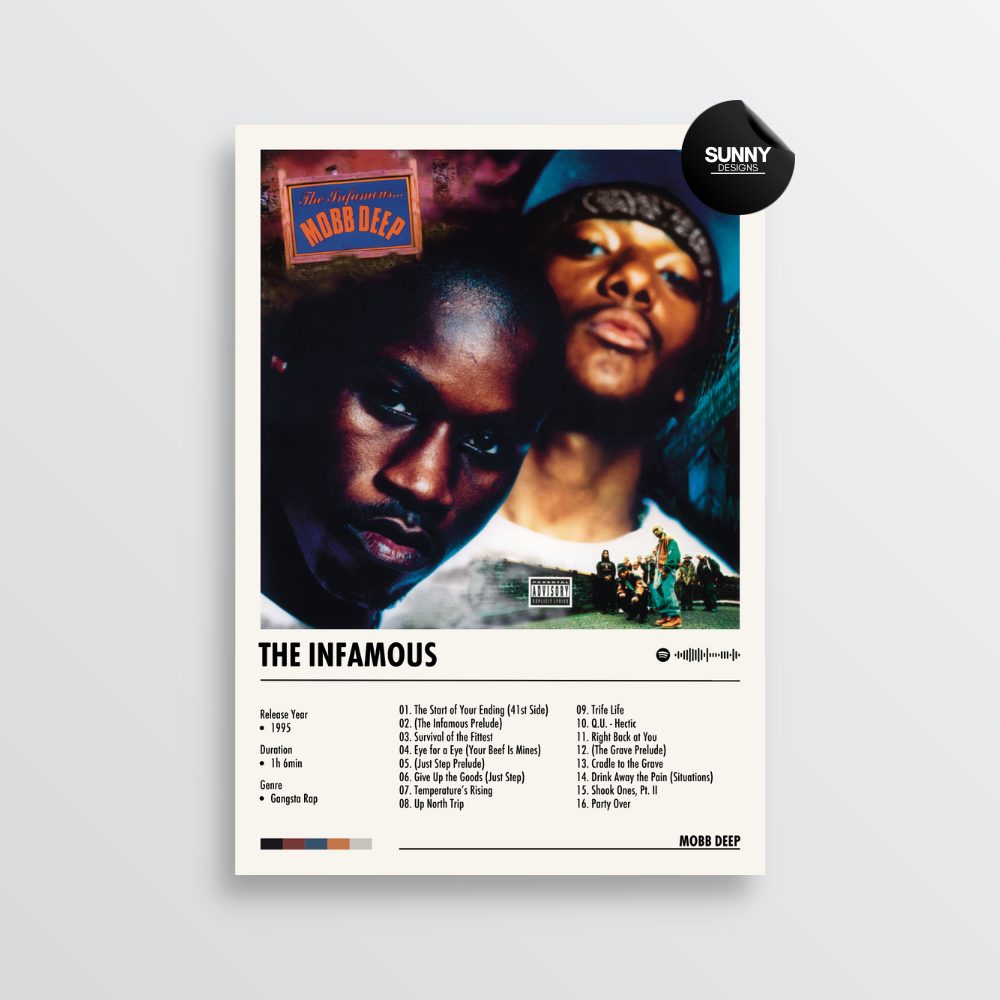 Mobb Deep - The Infamous | Cartaz da capa do álbum