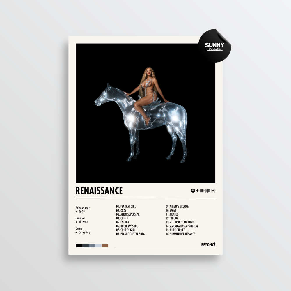 Beyoncé - Renaissance | Album Cover Poster – Sunny Designs Posters