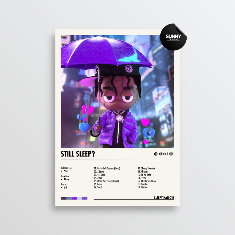 Sleepy Hallow Still Sleep? merch custom album cover poster music poster personalized gifts poster mockup poster template album posters for wall Sunny Designs Poster 