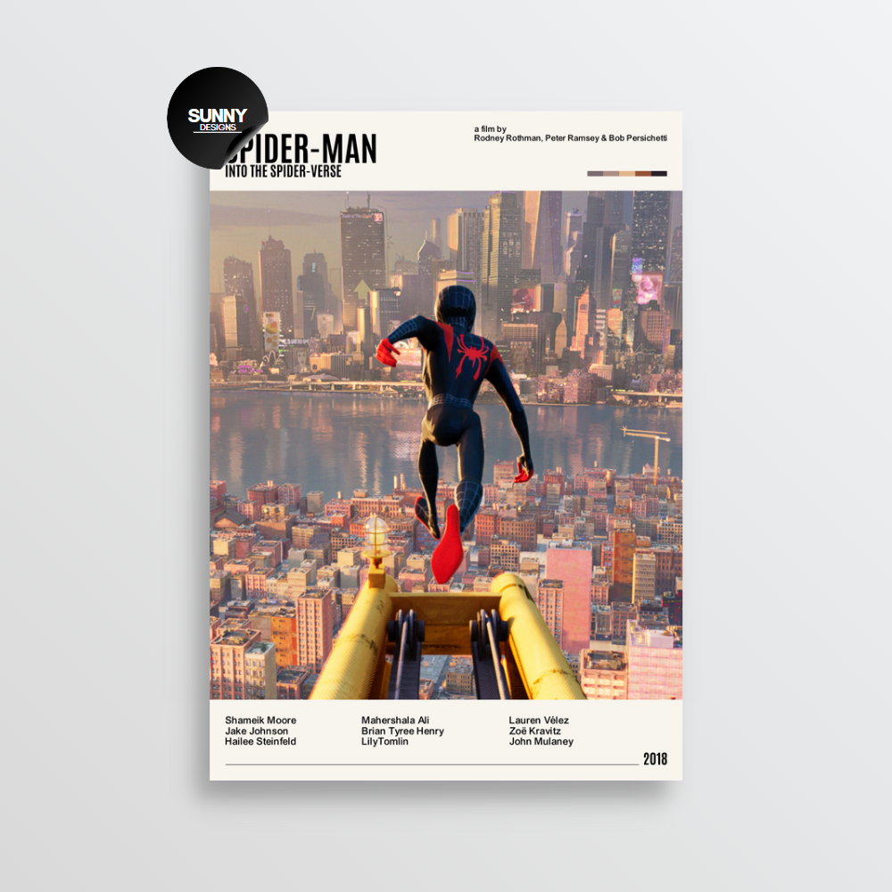 Spider-Man Into the Spider-Verse minimalist movie film TV show serie poster. Ontdek onze collectie minimalistische filmposters en tv-serieposters, perfect voor liefhebbers van stijlvolle wanddecoratie. Deze unieke kunstwerken zijn een must-have voor filmliefhebbers en voegen een moderne touch toe aan elk interieur.