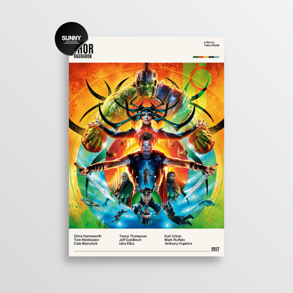 Thor: Ragnarok | Minimalist Movie Poster – Sunny Designs Posters