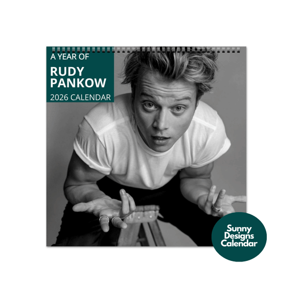 Rudy Pankow 2026 Wall Calendar - Sunny Designs Posters Celebrity Wall Art - Unique Gift - Celebrity Calendar Planner Desk