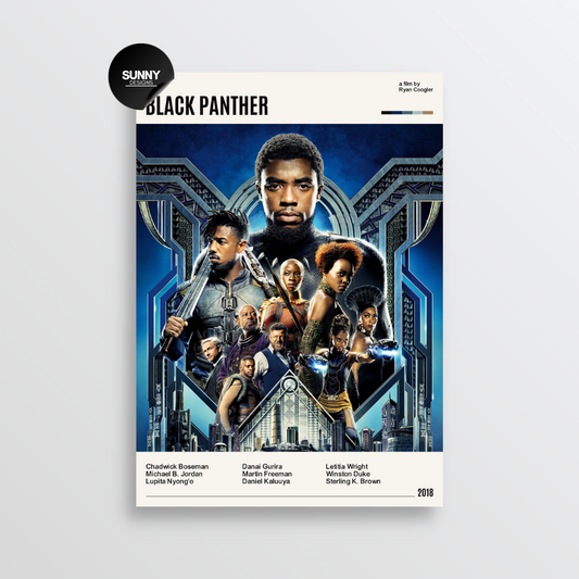 Black Panther minimalist movie film TV show serie poster. Ontdek onze collectie minimalistische filmposters en tv-serieposters, perfect voor liefhebbers van stijlvolle wanddecoratie. Deze unieke kunstwerken zijn een must-have voor filmliefhebbers en voegen een moderne touch toe aan elk interieur.