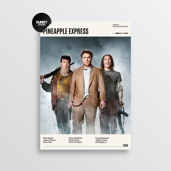 Pinable Express Poster Pineapple Express | Minimalist Movie Poster – Sunny Designs Posters