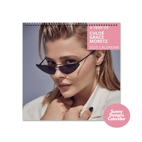 Chloe Grace Moretz 2026 Wall Calendar - Sunny Designs Posters Celebrity Wall Art - Unique Gift - Celebrity Calendar Planner Desk 