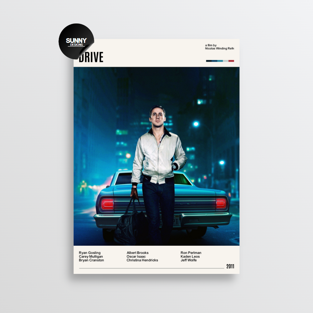 Drive | Minimalist Movie Poster – Sunny Designs Posters