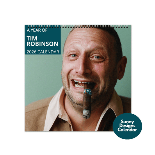 Tim Robinson 2026 Wall Calendar - Sunny Designs Posters Celebrity Wall Art - Unique Gift - Celebrity Calendar Planner Desk