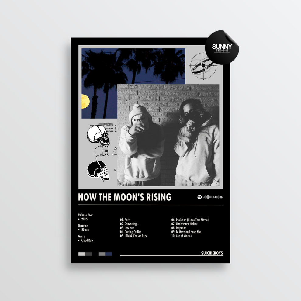 $uicideboy$ - Now the Moon's Rising | Album Cover Poster – Sunny ...