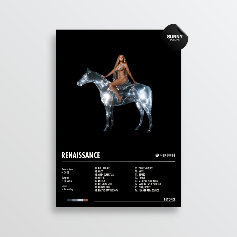 Beyoncé - Renaissance | Album Cover Poster – Sunny Designs Posters