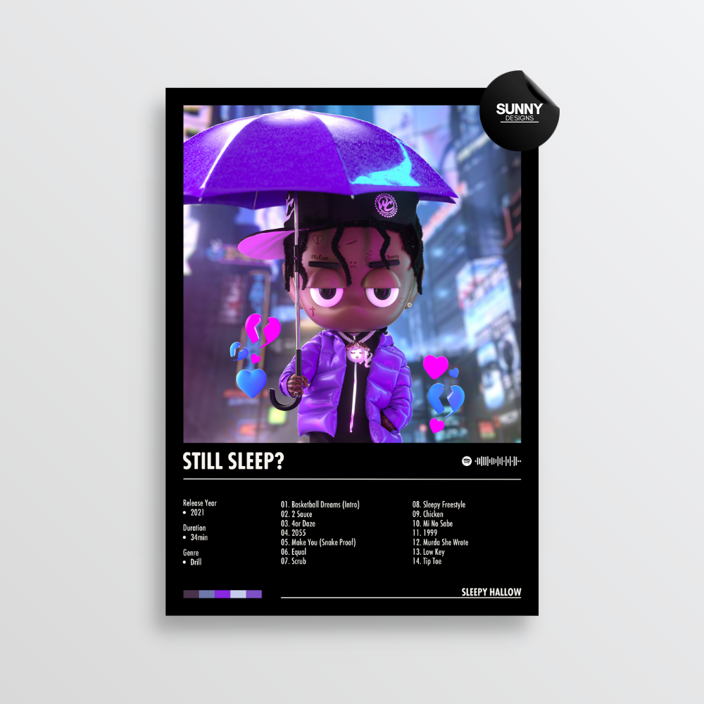 Sleepy Hallow Still Sleep? merch custom album cover poster music poster personalized gifts poster mockup poster template album posters for wall Sunny Designs Poster 