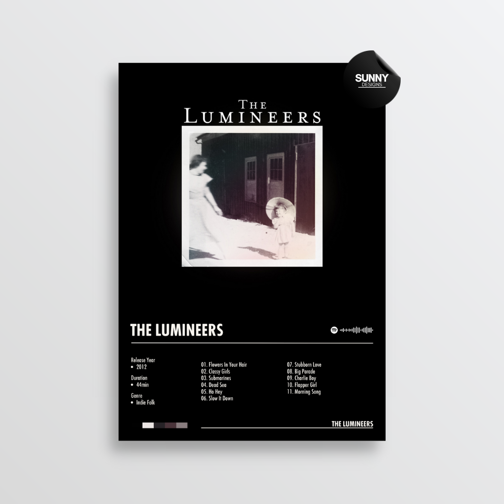 The Lumineers The Lumineers merch custom album cover poster music poster personalized gifts poster mockup poster template album posters for wall Sunny Designs Poster 