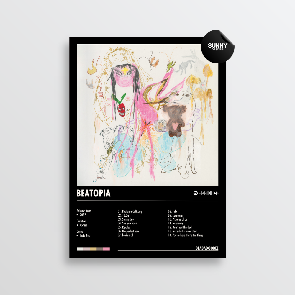 Beabadoobee Beatopia Album Cover Poster Sunny Designs Posters beabadoobee-beatopia-album-cover-poster-sunny-designs-posters