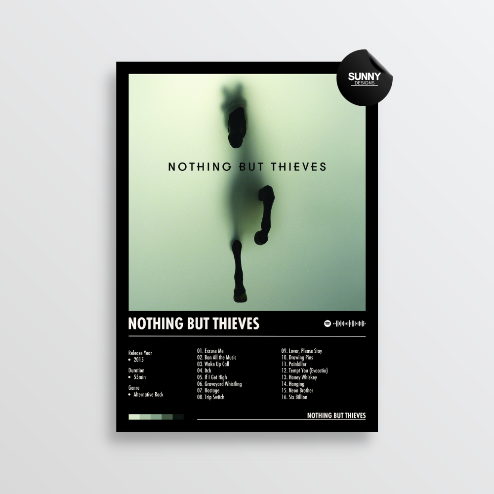 Nothing But Thieves Nothing But Thieves merch custom album cover poster music poster personalized gifts poster mockup poster template album posters for wall Sunny Designs Poster 