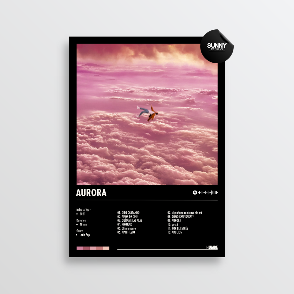 Humbear Humbe - Aurora | Album Cover Poster – Sunny Designs Posters
