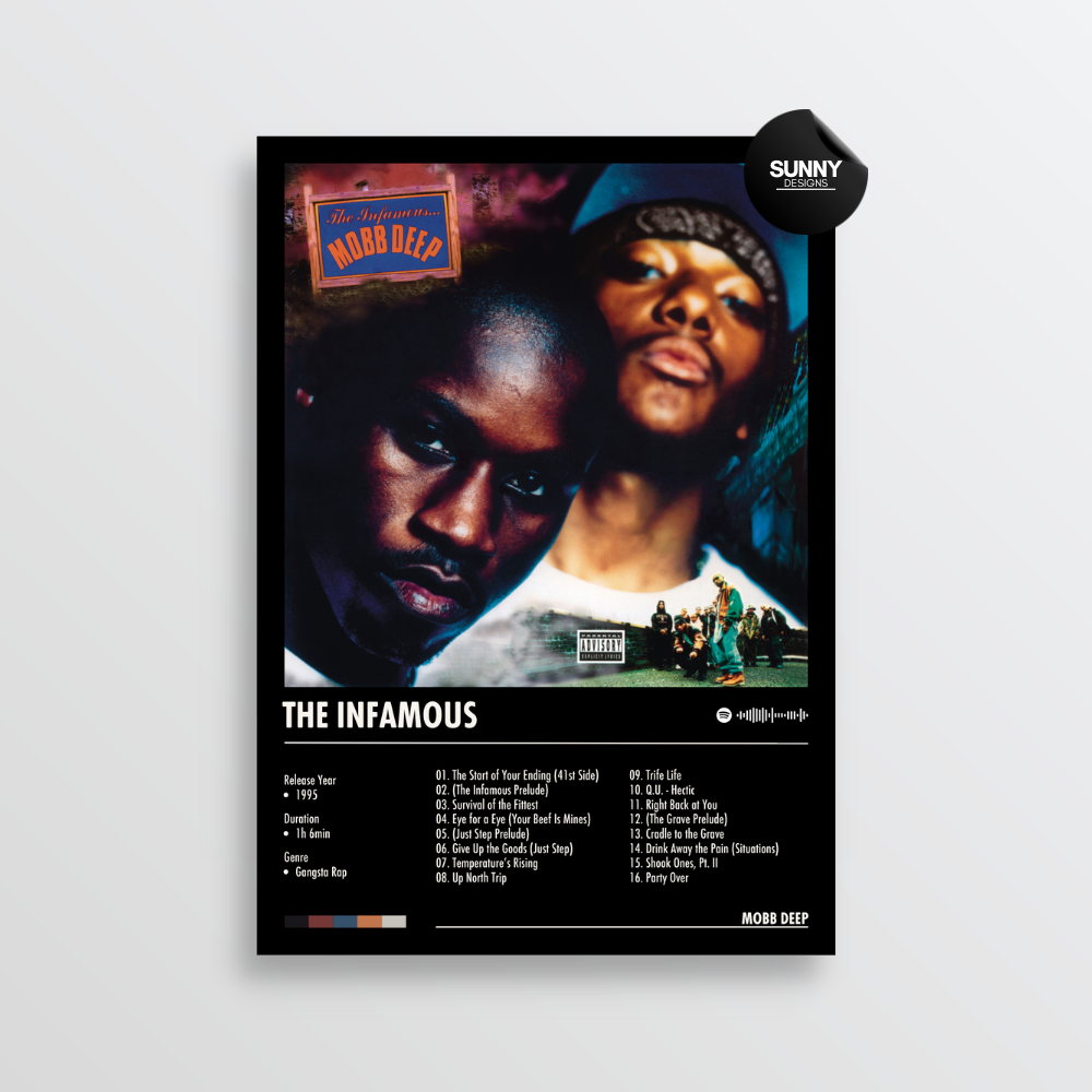 Mobb Deep - der berüchtigte | Album Cover Poster