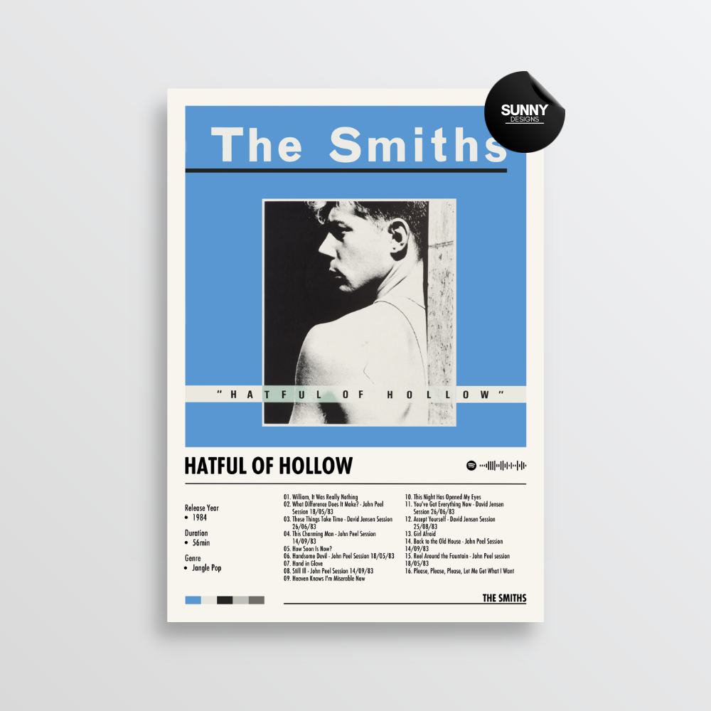 The Smiths Hatful of Hollow merch custom album cover poster music poster personalized gifts poster mockup poster template album posters for wall Sunny Designs Poster
