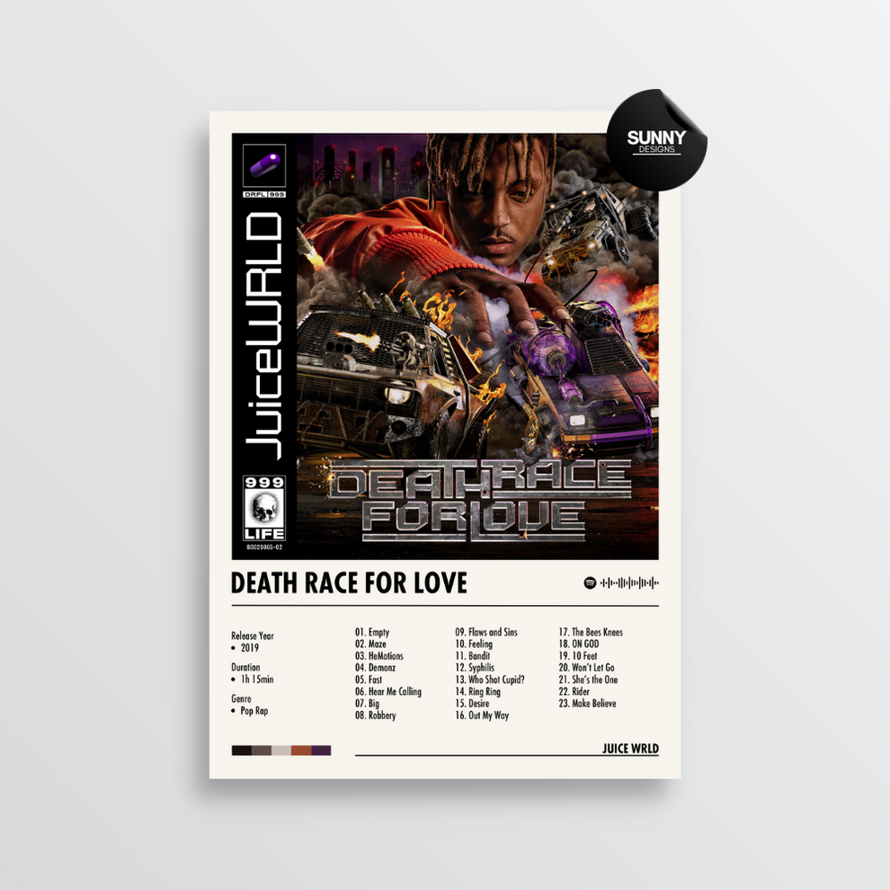 juice-wrld-death-race-for-love-album-cover-poster-sunny-designs