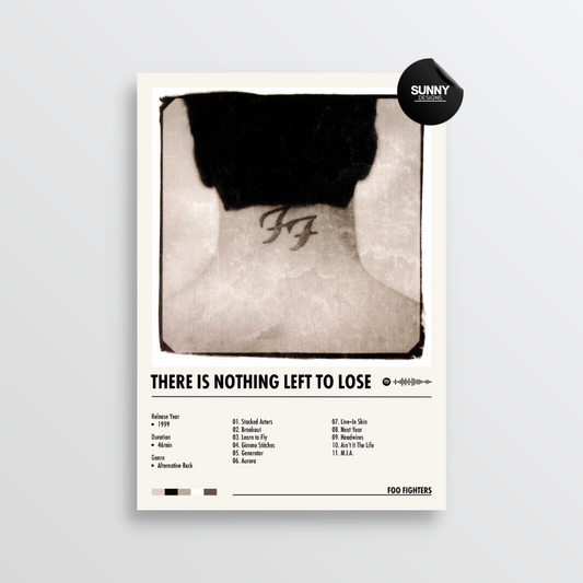 Foo Fighters There Is Nothing Left To Lose merch custom album cover poster music poster personalized gifts poster mockup poster template album posters for wall Sunny Designs Poster 