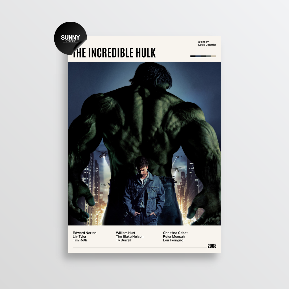The Incredible Hulk minimalist movie film TV show serie poster. Ontdek onze collectie minimalistische filmposters en tv-serieposters, perfect voor liefhebbers van stijlvolle wanddecoratie. Deze unieke kunstwerken zijn een must-have voor filmliefhebbers en voegen een moderne touch toe aan elk interieur.