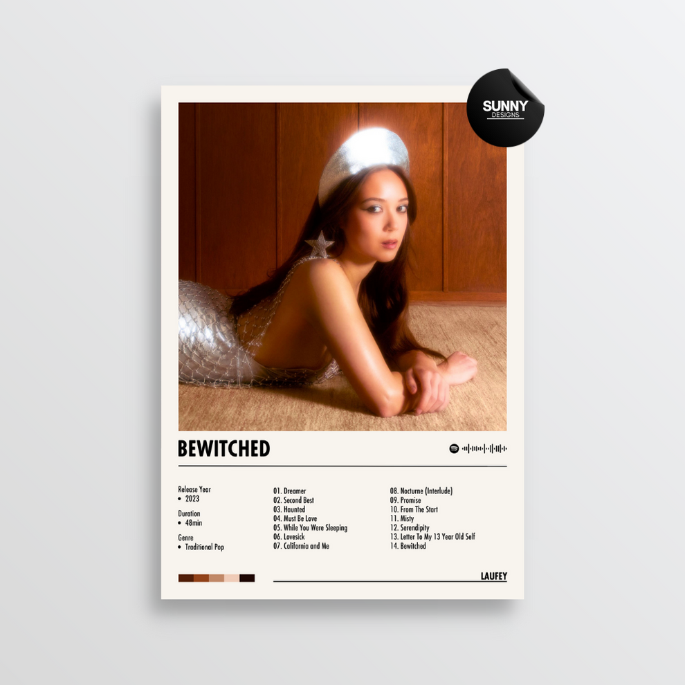 Laufey - Bewitched | Album Cover Poster – Sunny Designs Posters