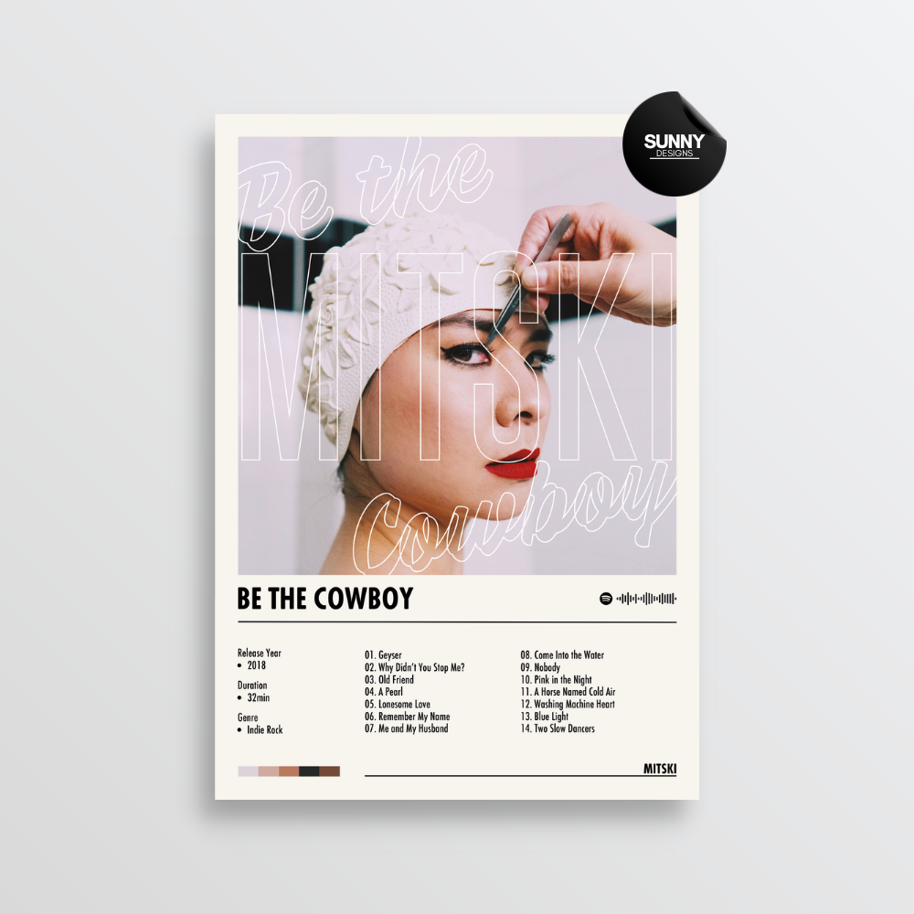 Mitski Be the Cowboy merch custom album cover poster music poster personalized gifts poster mockup poster template album posters for wall Sunny Designs Poster 