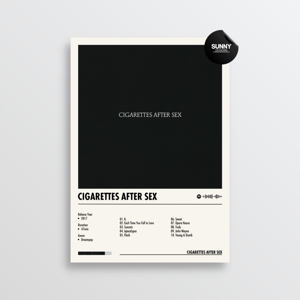 Cigarettes After Sex - Cigarettes After Sex | Album Cover Poster – Sunny  Designs Posters