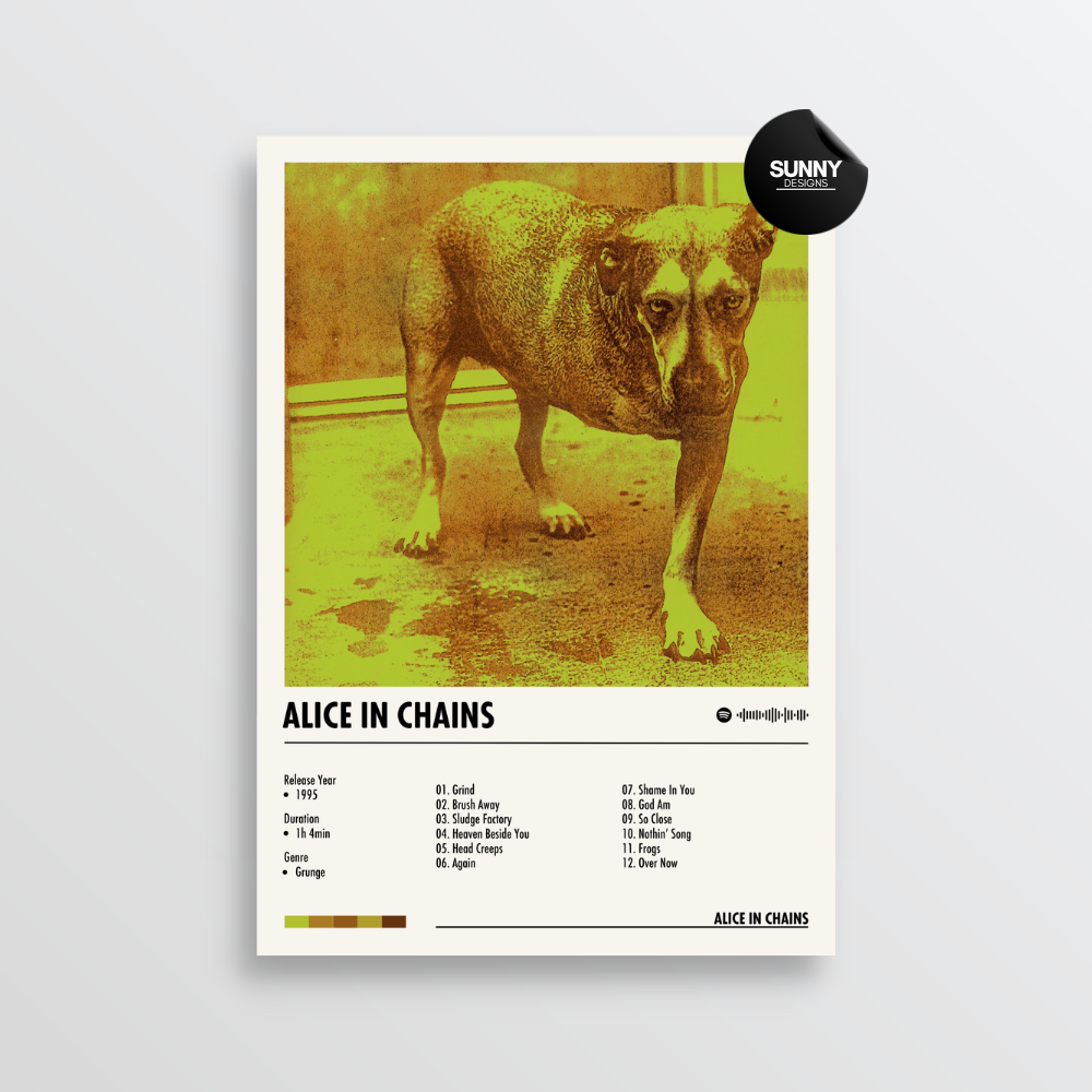 Alice in Chains Alice in Chains merch custom album cover poster music poster personalized gifts poster mockup poster template album posters for wall Sunny Designs Poster
