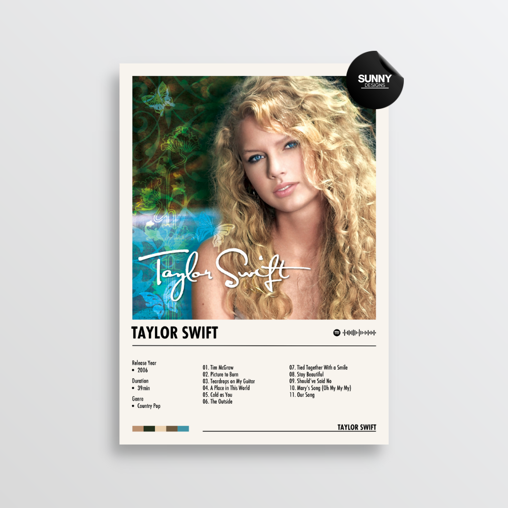 Taylor Swift Taylor Swift merch custom album cover poster music poster personalized gifts poster mockup poster template Sunny Designs Poster