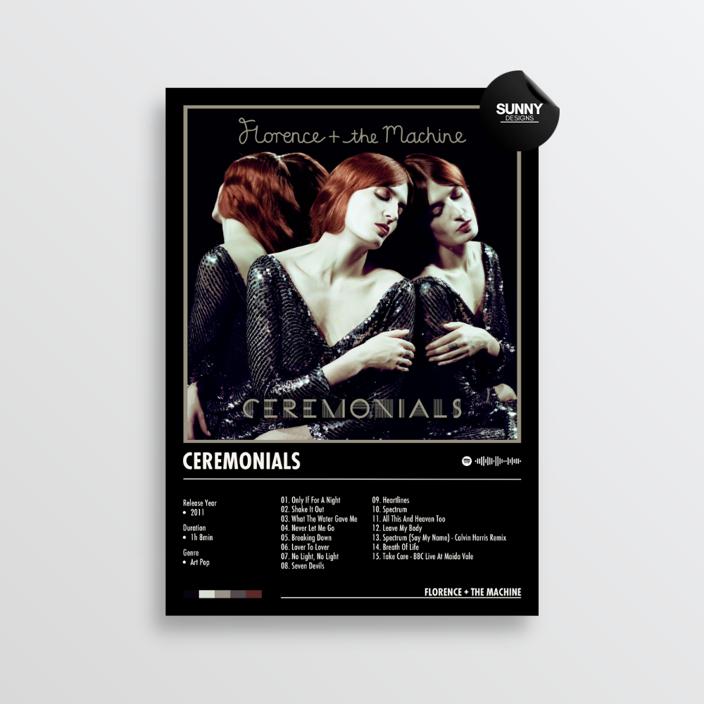 Florence + The Machine - Ceremonials | Album Cover Poster – Sunny ...