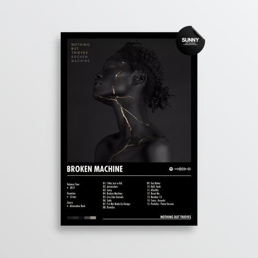 Nothing But Thieves Broken Machine (Deluxe) merch custom album cover poster music poster personalized gifts poster mockup poster template album posters for wall Sunny Designs Poster 