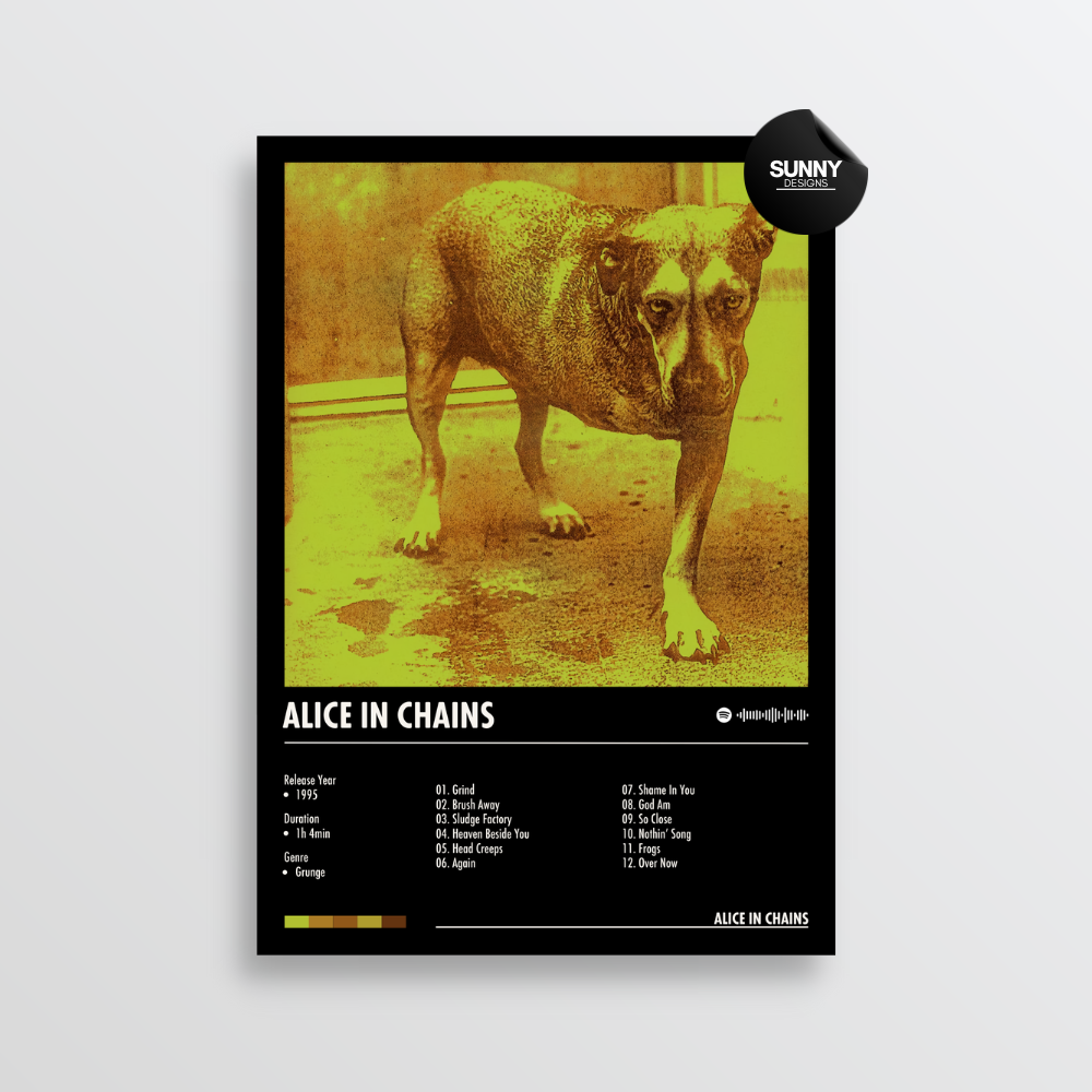 Alice in Chains Alice in Chains merch custom album cover poster music poster personalized gifts poster mockup poster template album posters for wall Sunny Designs Poster
