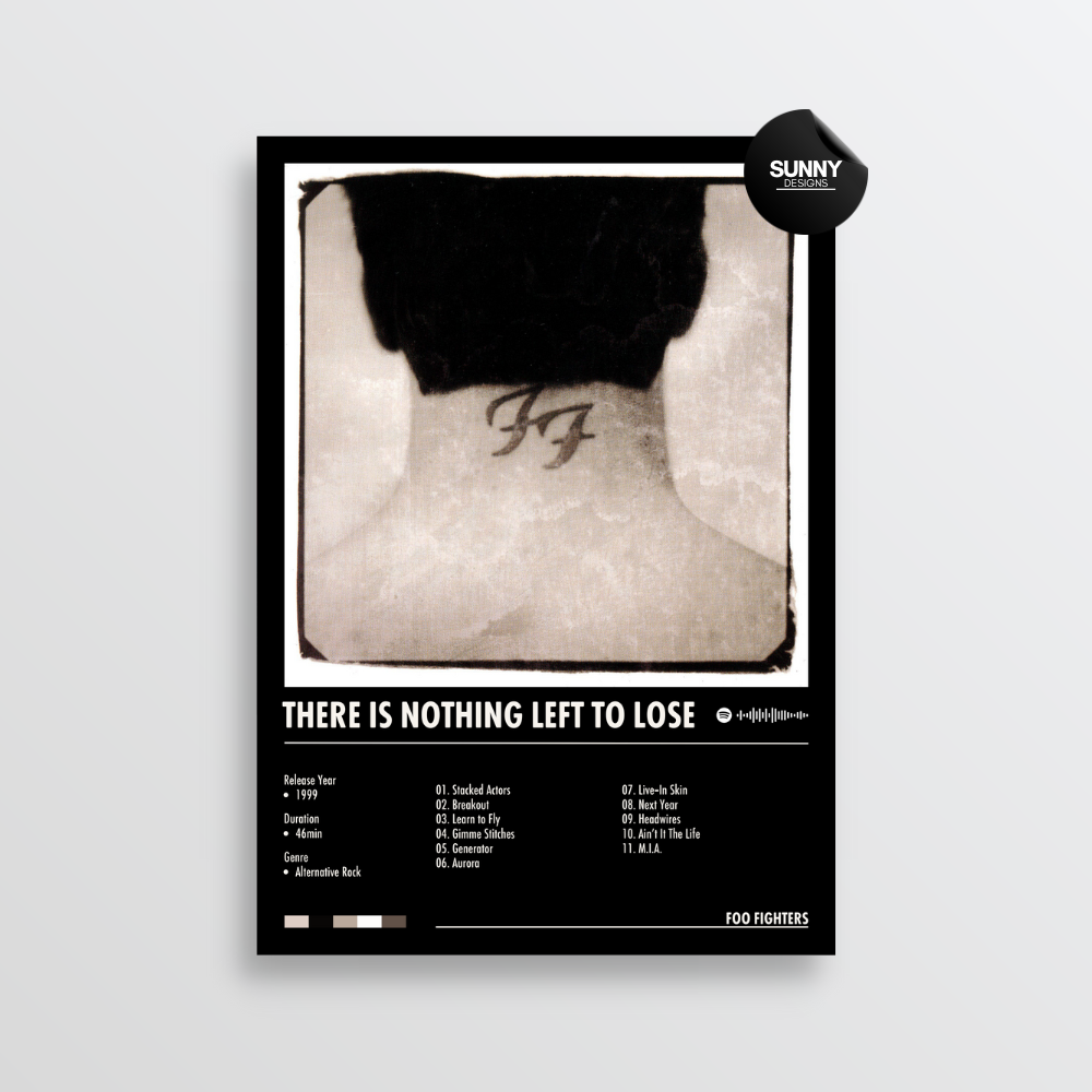 Foo Fighters There Is Nothing Left To Lose merch custom album cover poster music poster personalized gifts poster mockup poster template album posters for wall Sunny Designs Poster 