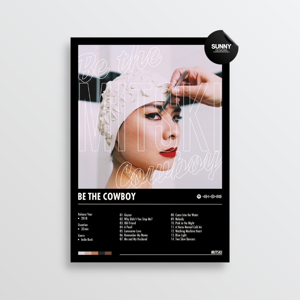 Mitski - Be the Cowboy | Album Cover Poster – Sunny Designs Posters Mitski - Be the Cowboy | Album Cover Poster – Sunny Designs Posters
