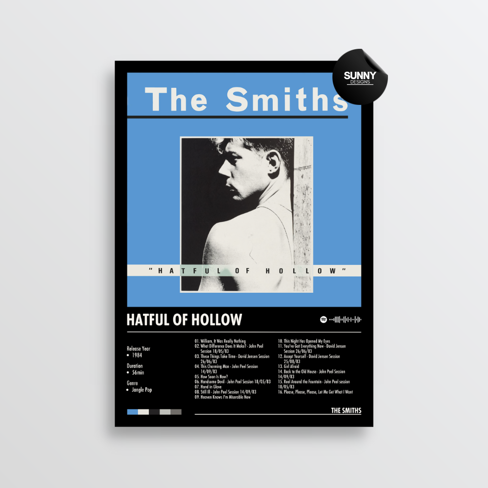 The Smiths Hatful of Hollow merch custom album cover poster music poster personalized gifts poster mockup poster template album posters for wall Sunny Designs Poster
