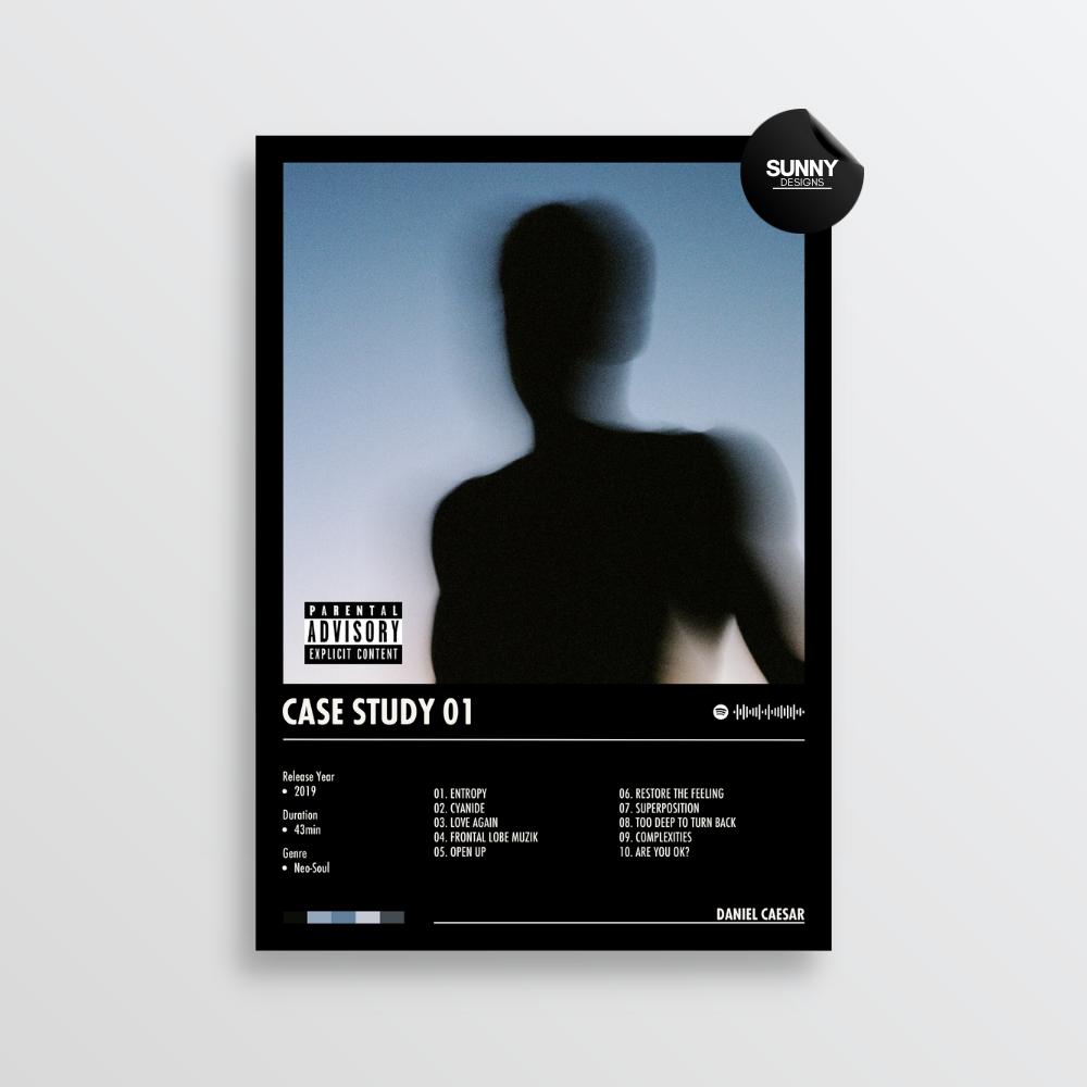 Daniel Caesar Case Study 01 Album Cover Poster Sunny Designs Posters daniel-caesar-case-study-01-album-cover-poster-sunny-designs-posters