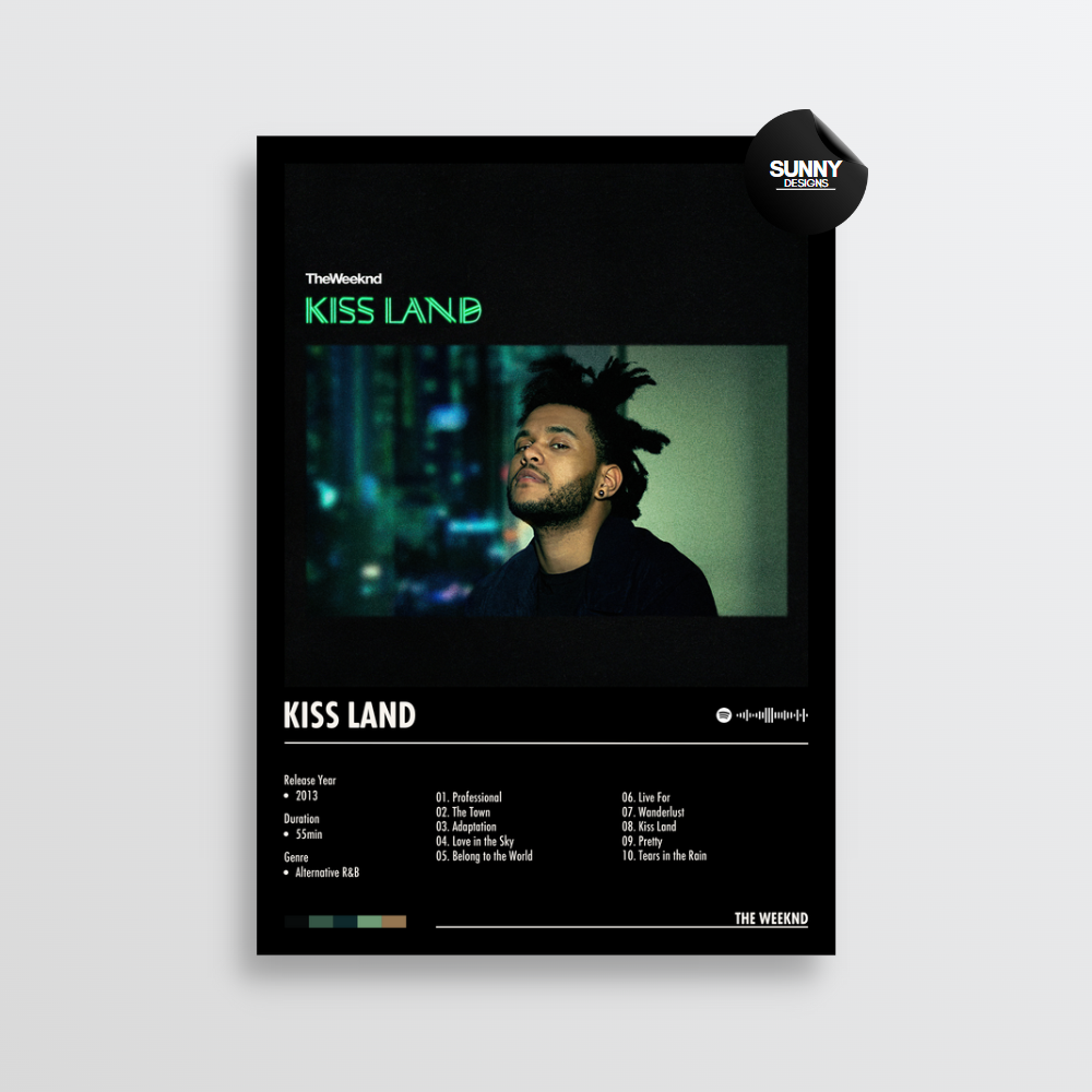 The Weeknd - Kiss Land | Album Cover Poster