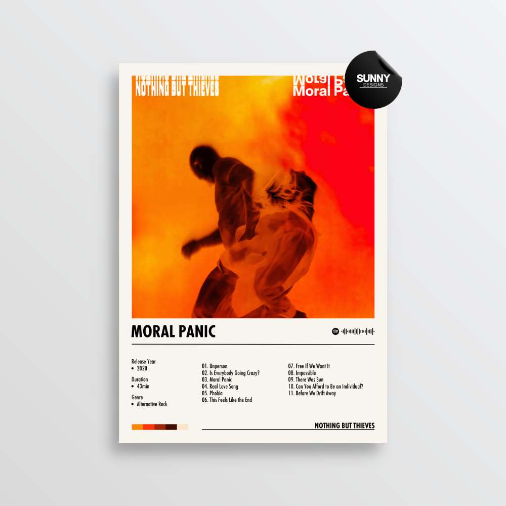 Nothing But Thieves Moral Panic merch custom album cover poster music poster personalized gifts poster mockup poster template album posters for wall Sunny Designs Poster 